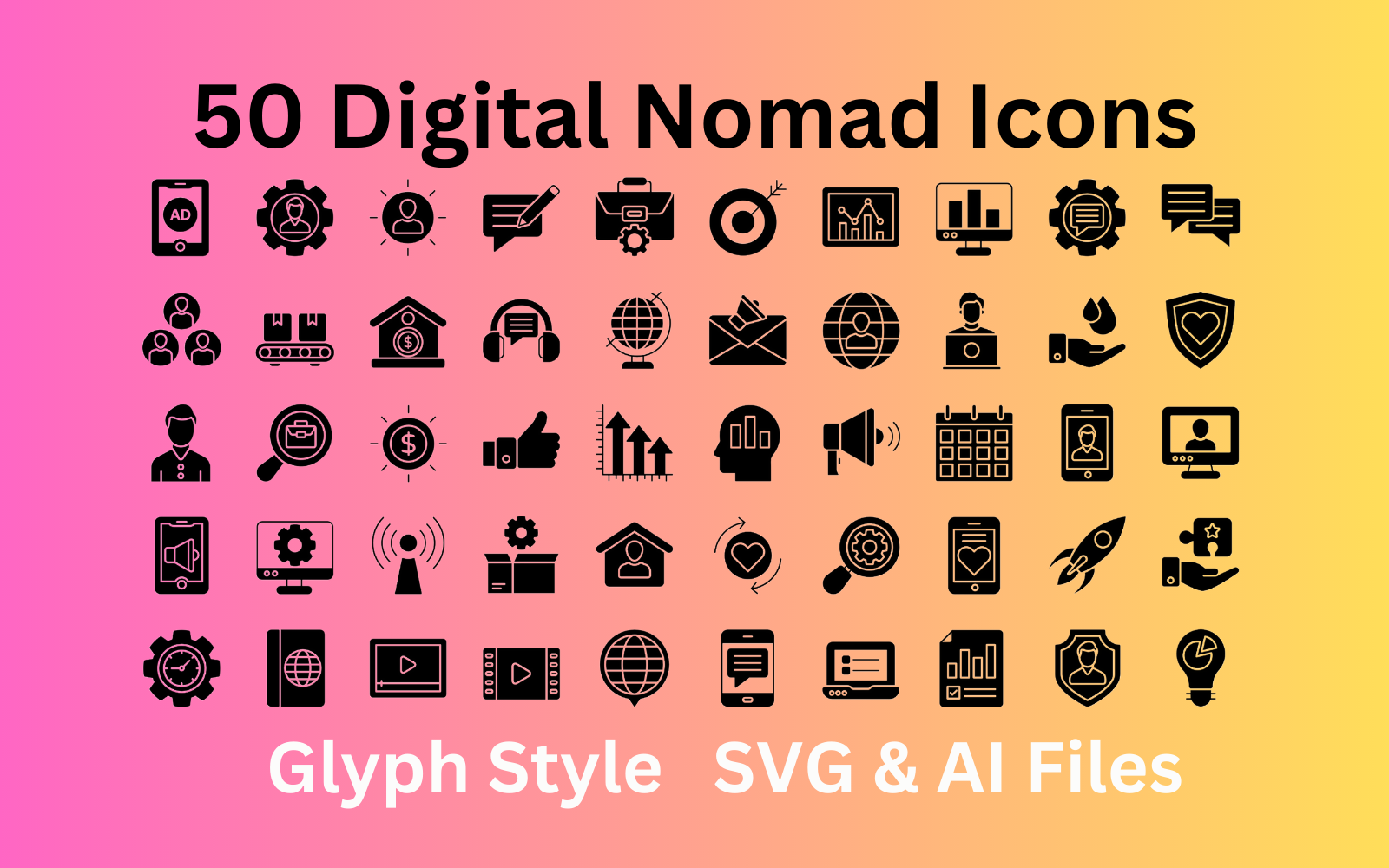 Kit Graphique #354661 Digital Nomad Divers Modles Web - Logo template Preview