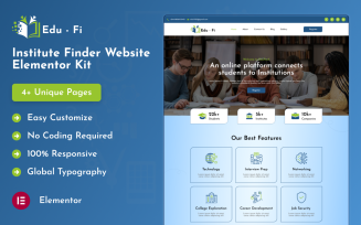 Edu-Fi - Institute Finder Elementor Kit