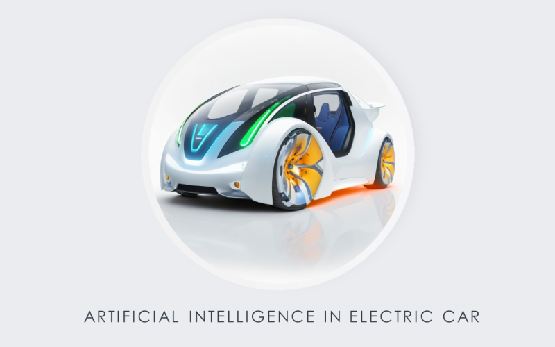 Electric car Ai vibe_Futuristic elements Neomorphic PowerPoint Template