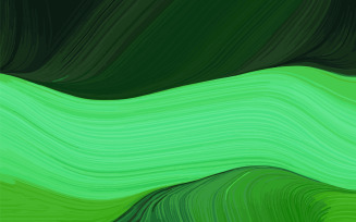 Horizontal banner with waves modern waves background