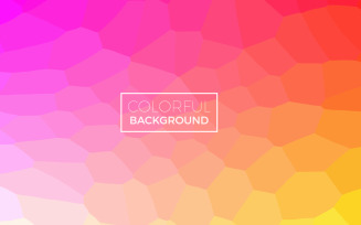 Premium Abstract Colorful Low Poly Background Design