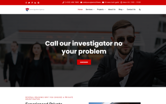 Private Investigation html Website Template