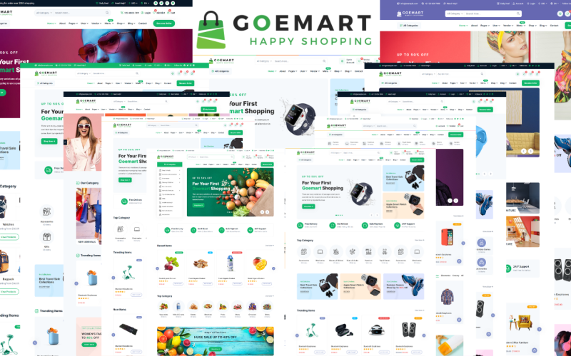 Goemart - Multipurpose eCommerce HTML5 Template Website Template
