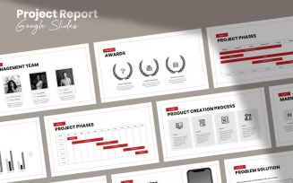 Project Report Template Google Slides