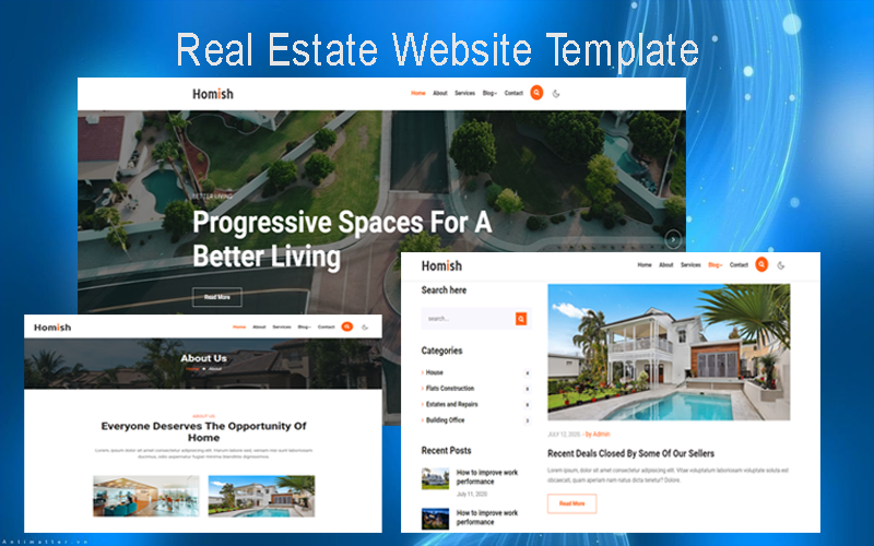 Real Astate Website Template
