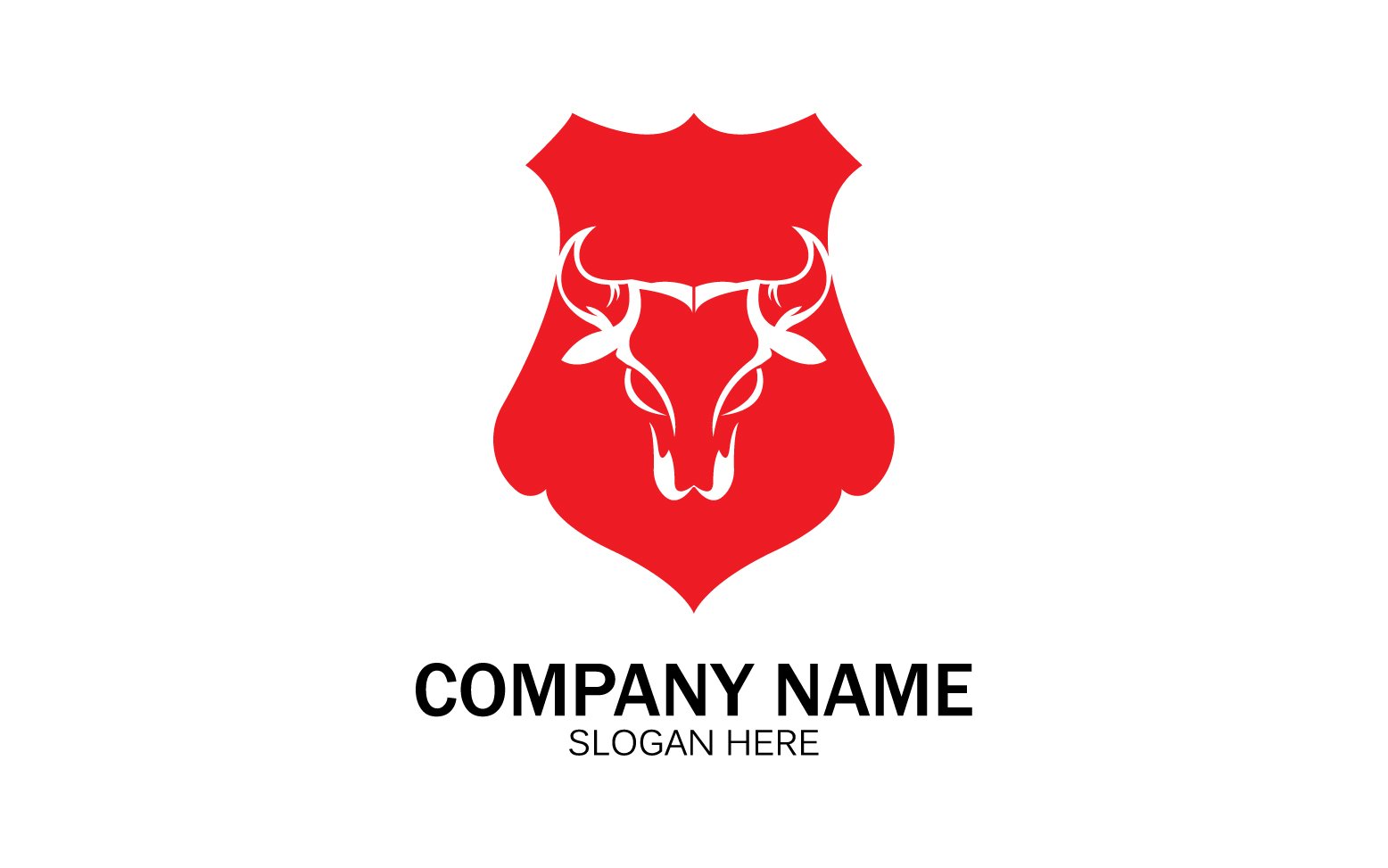 Template #354857 Bull Horn Webdesign Template - Logo template Preview