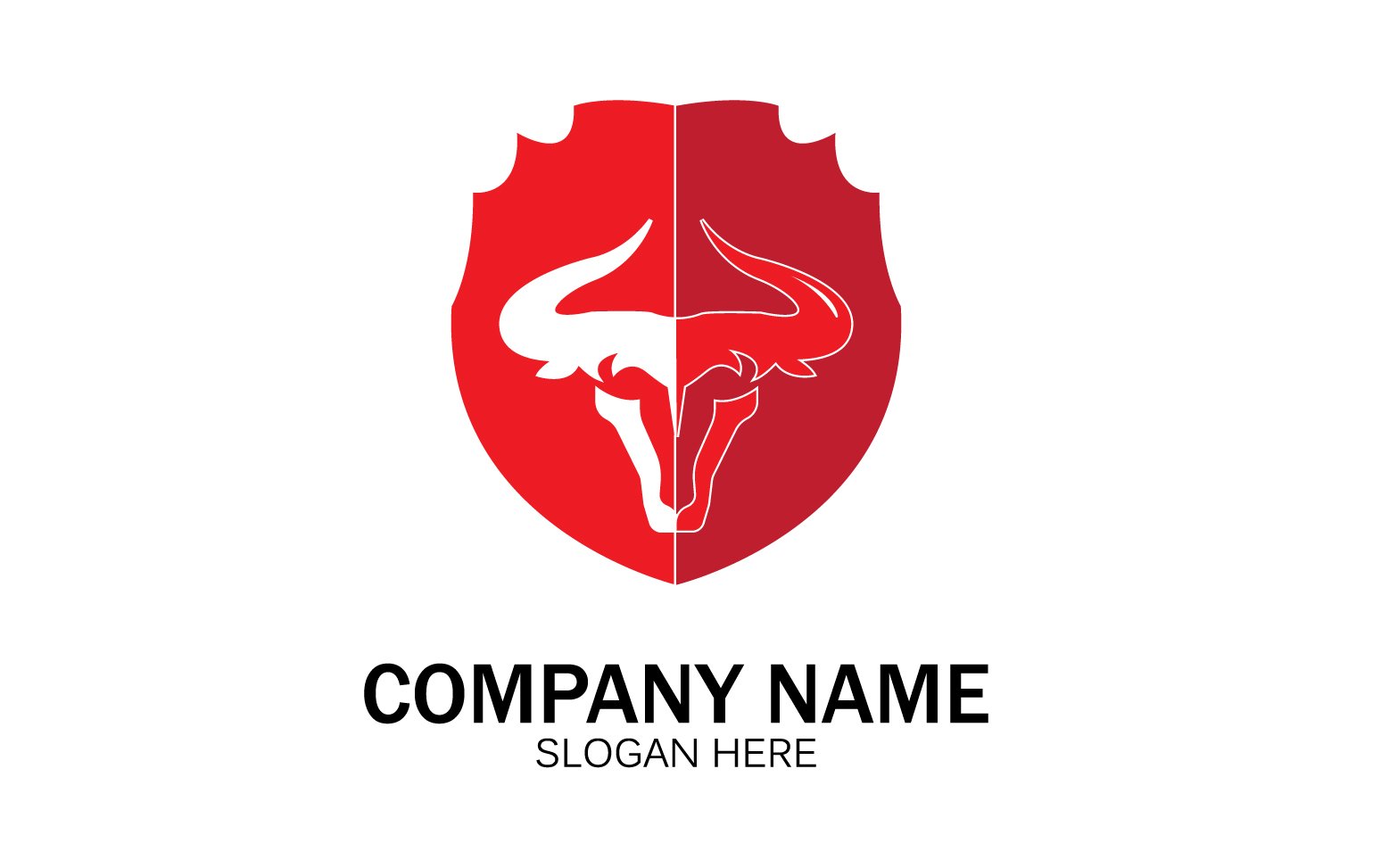 Template #354875 Bull Horn Webdesign Template - Logo template Preview