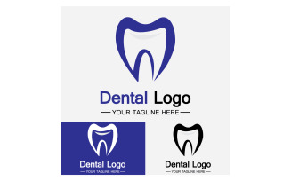 Health dental care logo icon vector v10