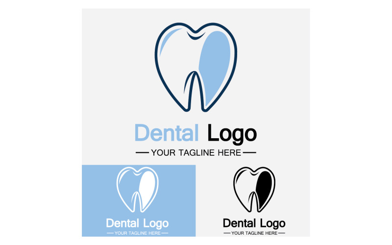 Health dental care logo icon vector v13 Logo Template