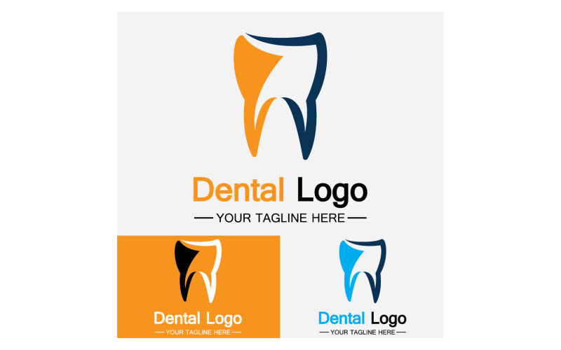 Health dental care logo icon vector v16 Logo Template