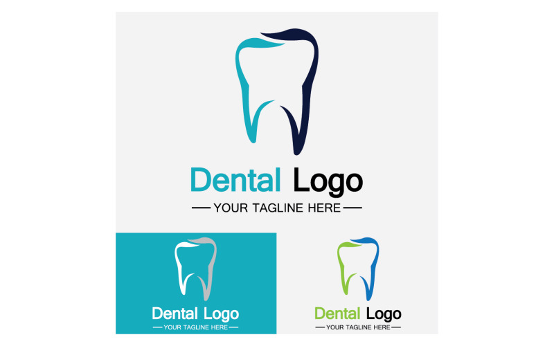 Health dental care logo icon vector v18 Logo Template