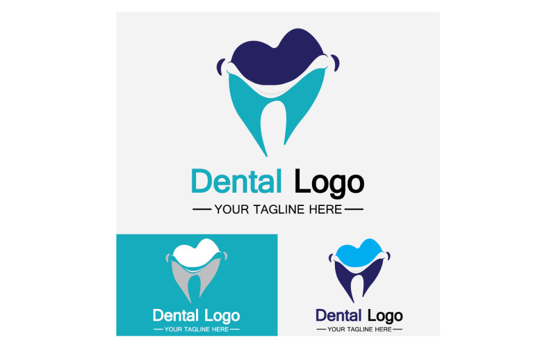 Health dental care logo icon vector v19 Logo Template