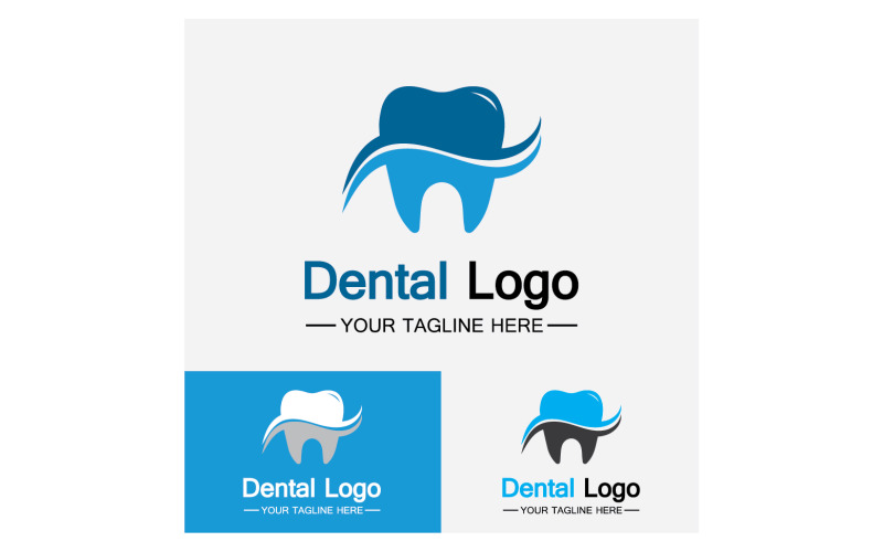 Health dental care logo icon vector v1 Logo Template