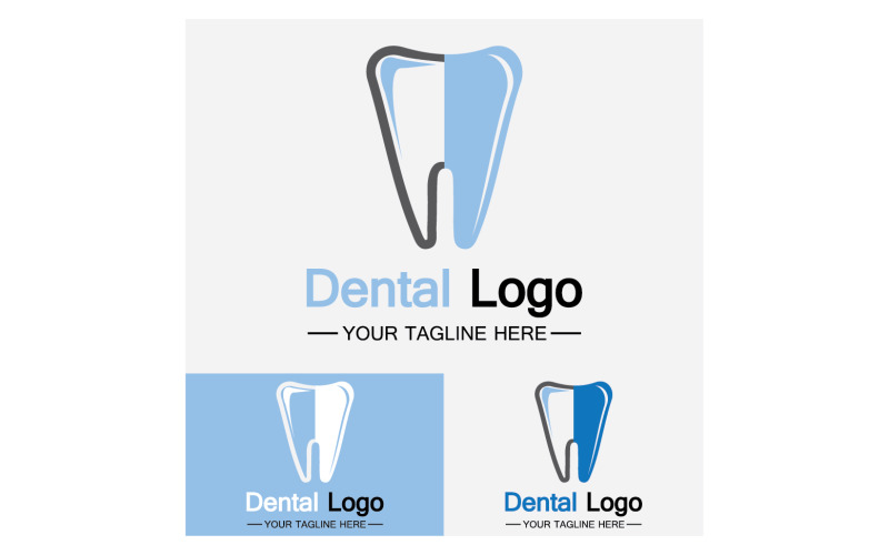 Health dental care logo icon vector v22 Logo Template
