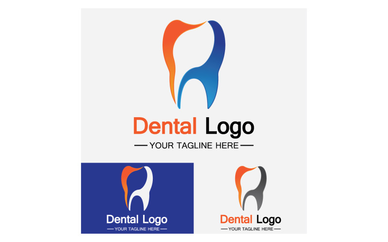 Health dental care logo icon vector v24 Logo Template