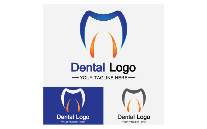 Health dental care logo icon vector v25 Logo Template