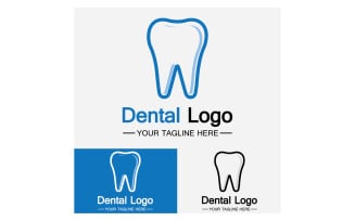 Health dental care logo icon vector v26