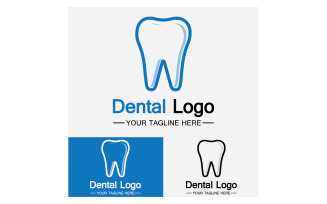 Health dental care logo icon vector v26