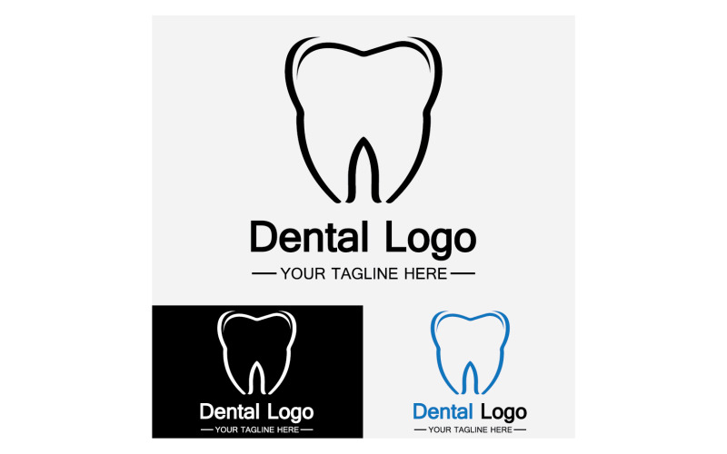 Health dental care logo icon vector v27 Logo Template
