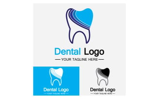 Health dental care logo icon vector v32