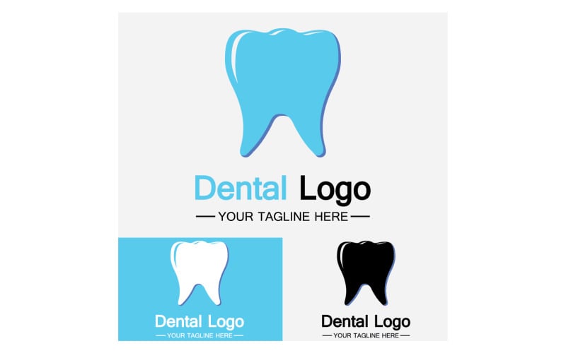 Health dental care logo icon vector v34 Logo Template