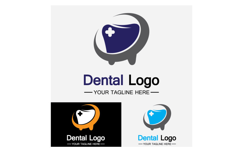 Health dental care logo icon vector v35 Logo Template