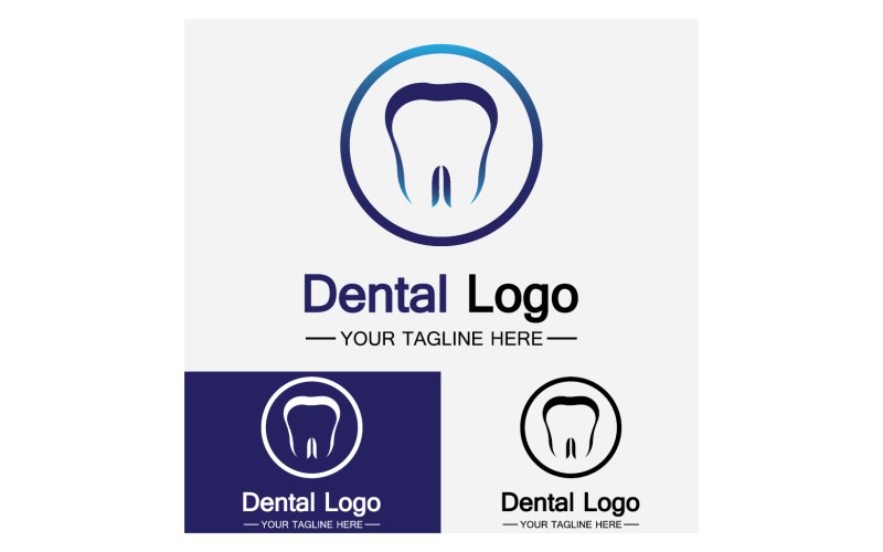 Health dental care logo icon vector v37 Logo Template