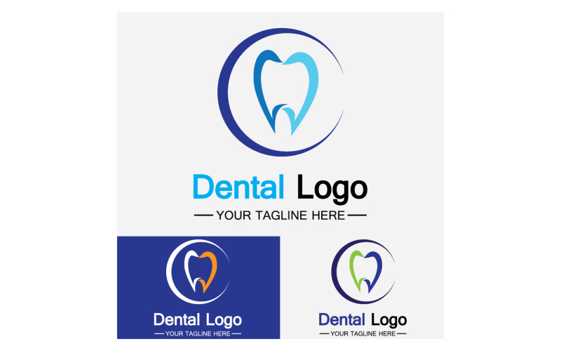Health dental care logo icon vector v38 Logo Template