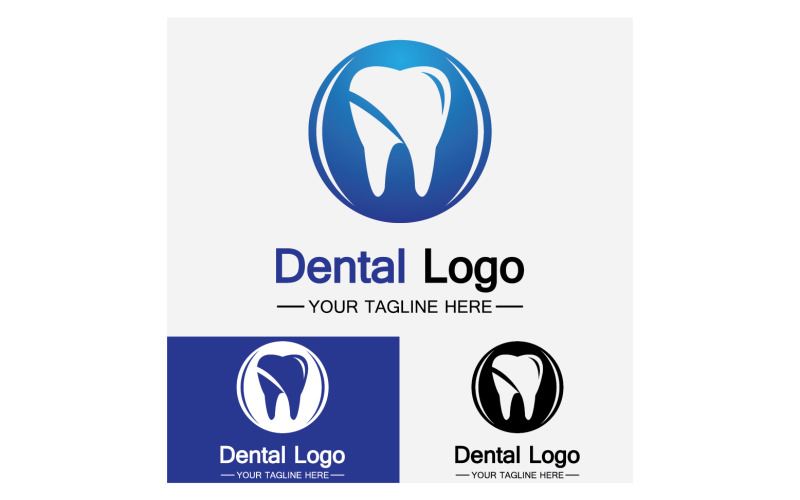 Health dental care logo icon vector v39 Logo Template