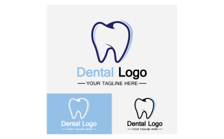 Health dental care logo icon vector v7