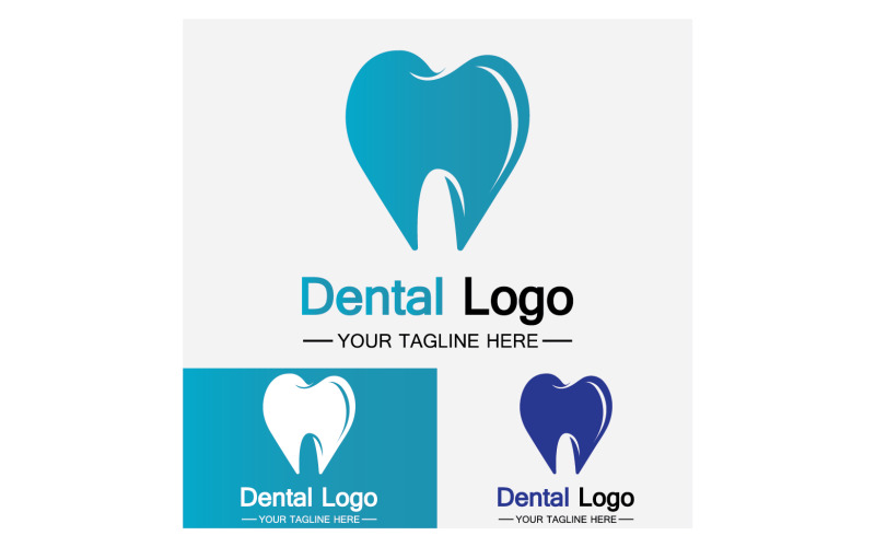 Health dental care logo icon vector v9 Logo Template