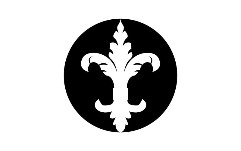 Spear icon symbol template logo v39 Logo Template