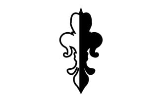 Spear icon symbol template logo v53