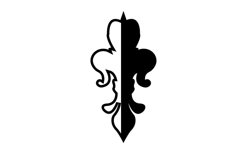 Spear icon symbol template logo v53 Logo Template