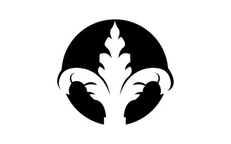 Spear icon symbol template logo v62
