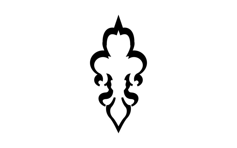 Spear icon symbol template logo v60 Logo Template