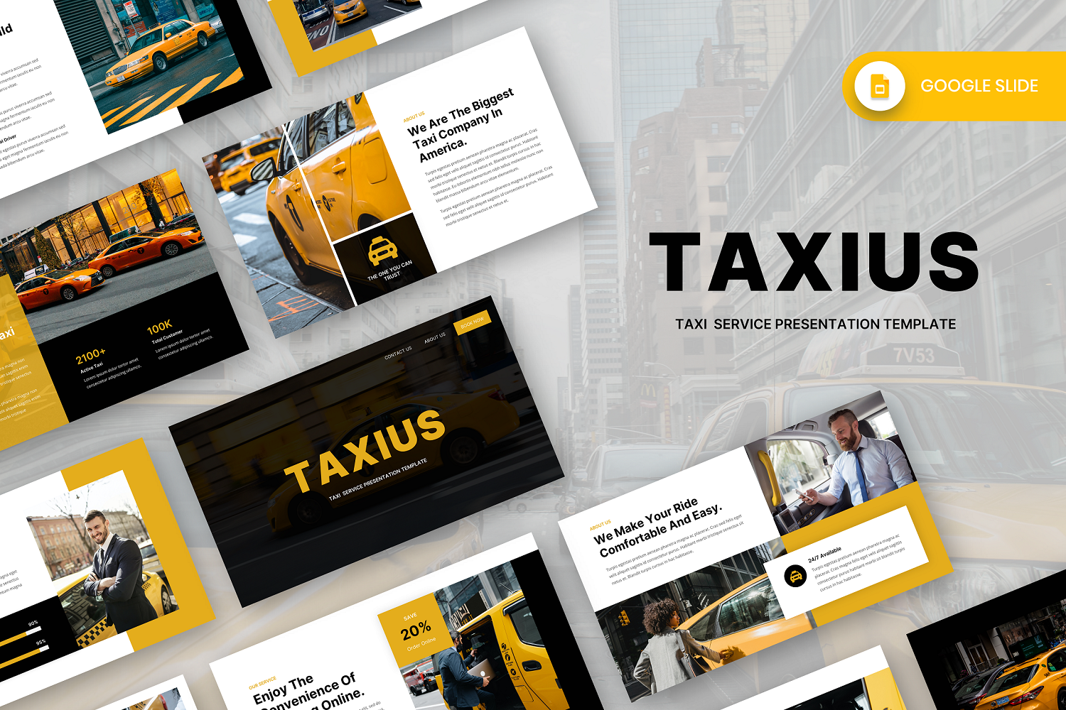 Kit Graphique #355510 Taxi Online Web Design - Logo template Preview
