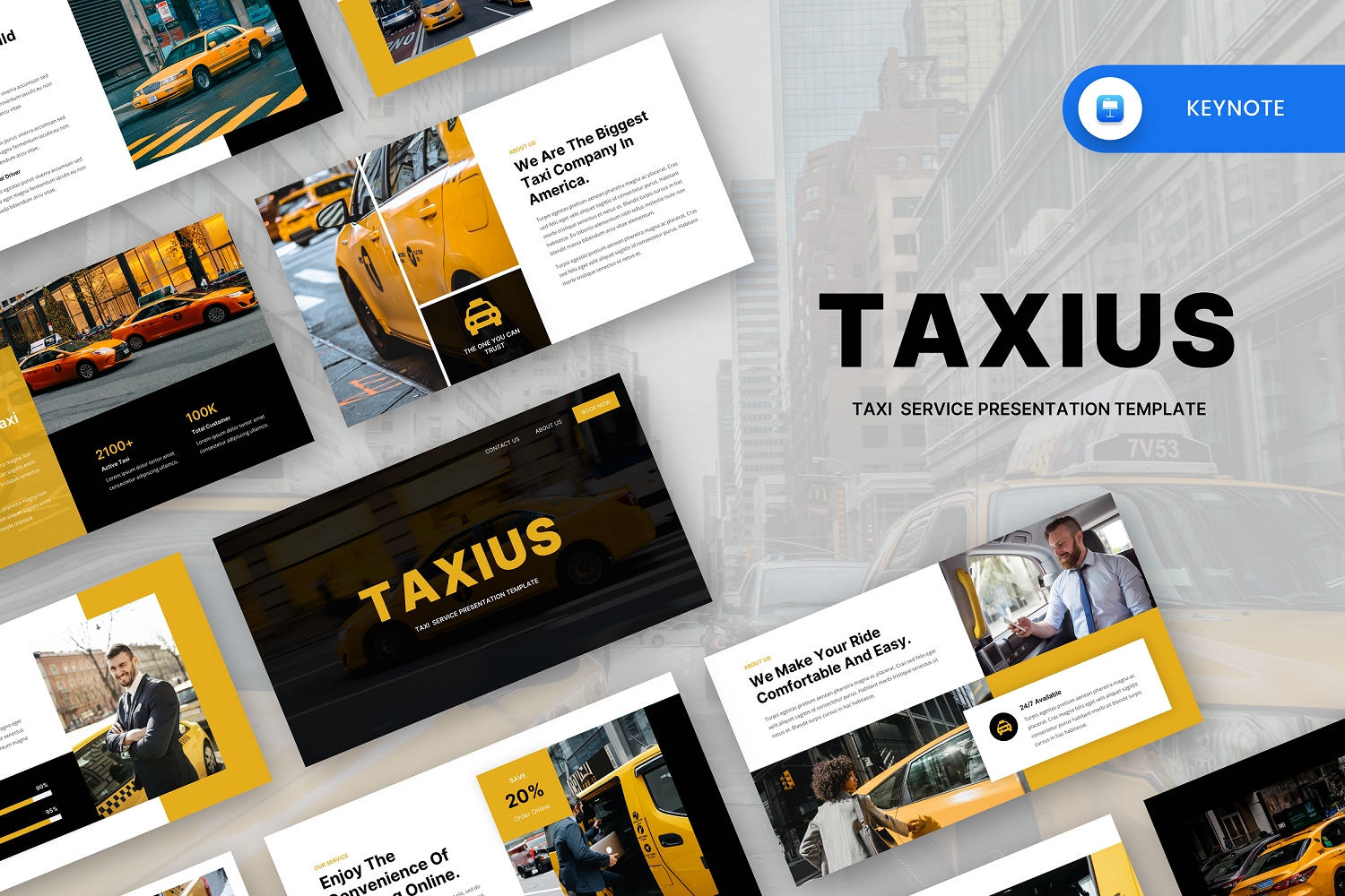 Kit Graphique #355511 Taxi Online Web Design - Logo template Preview