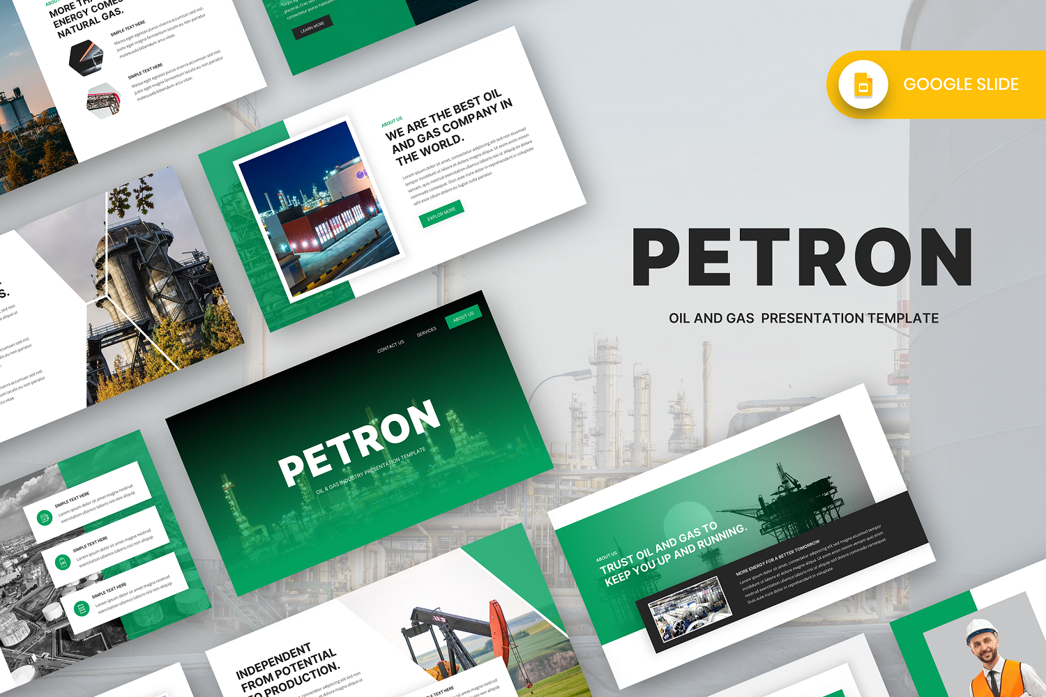 Kit Graphique #355519 Industrie Pipeline Web Design - Logo template Preview