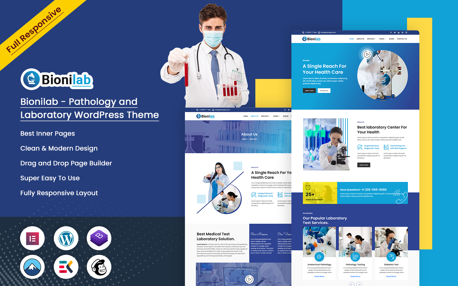 Template #355553 Business Chemical Webdesign Template - Logo template Preview