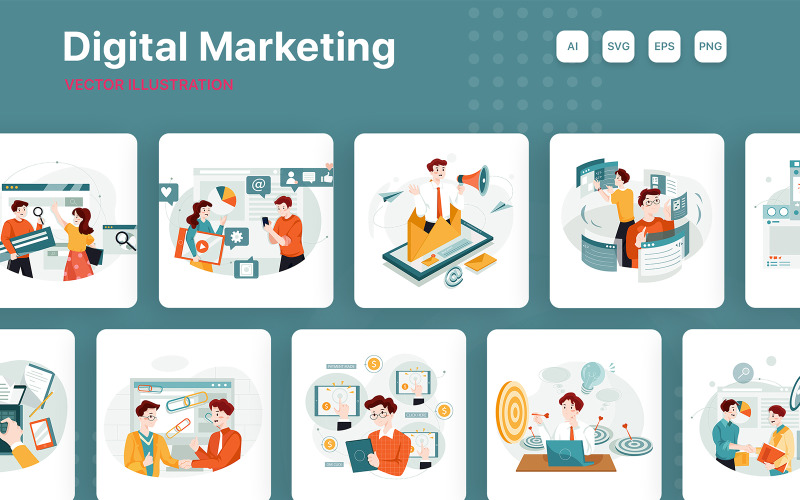 M252_ Digital Marketing Service Pack Illustration