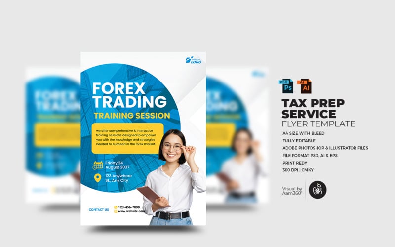 Tax & Consulting Services Flyer Template_V09 Corporate Identity