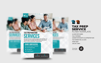 Tax & Consulting Services Flyer Template