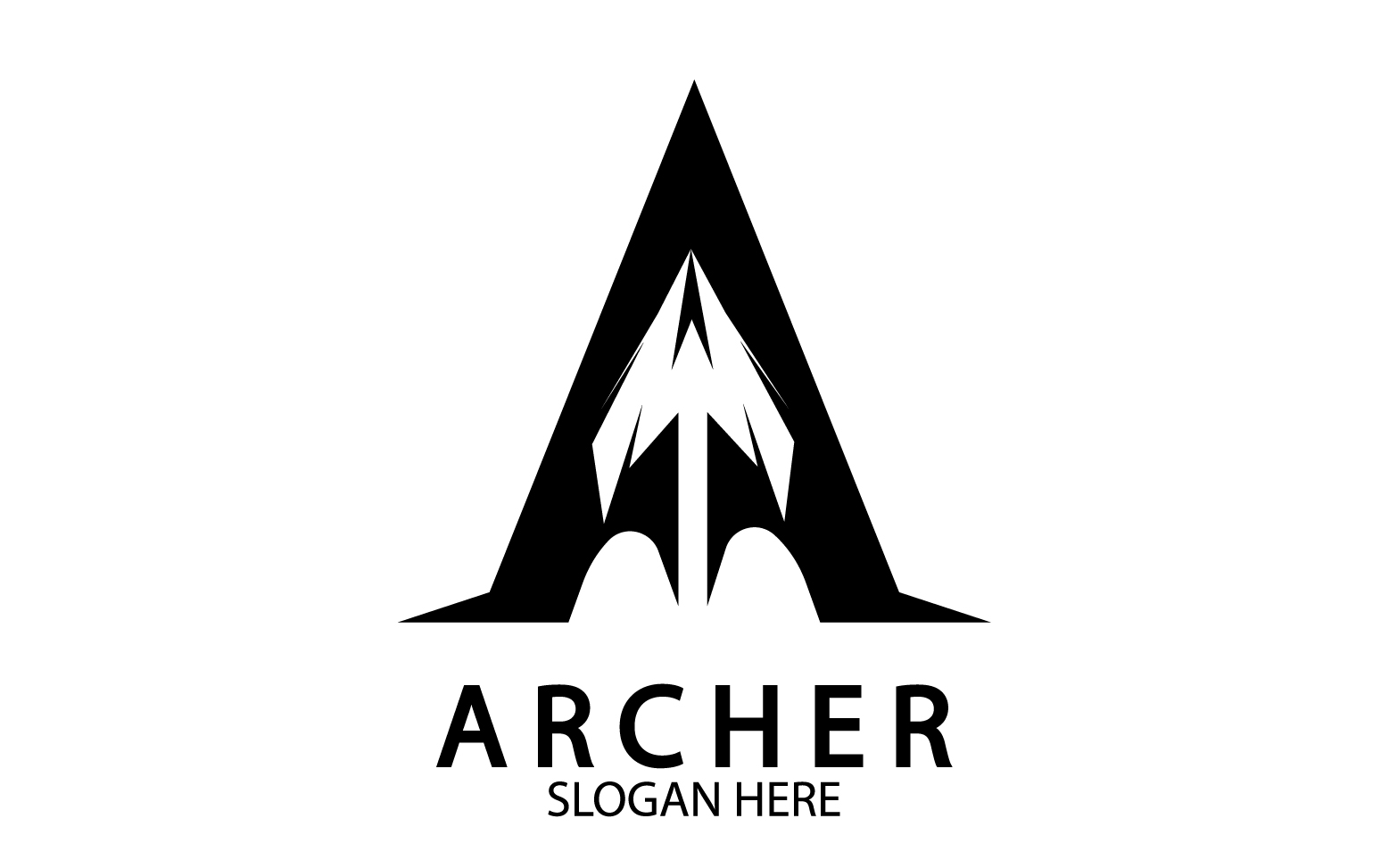 Kit Graphique #355673 Tir-arc Archer Web Design - Logo template Preview