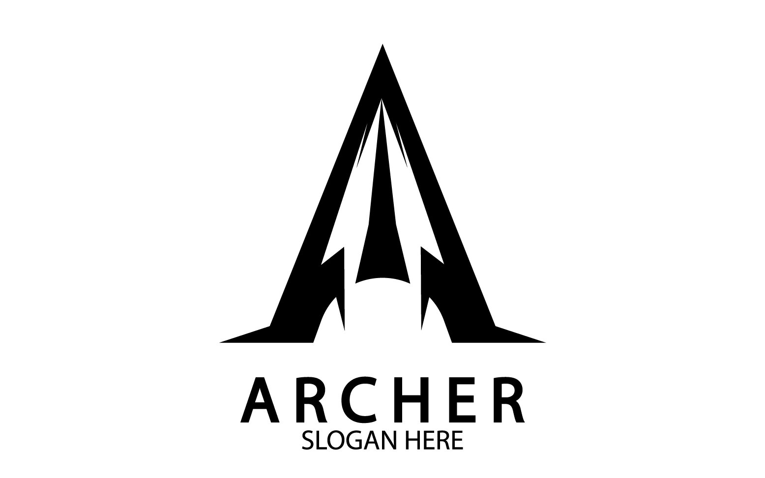 Kit Graphique #355675 Tir-arc Archer Web Design - Logo template Preview