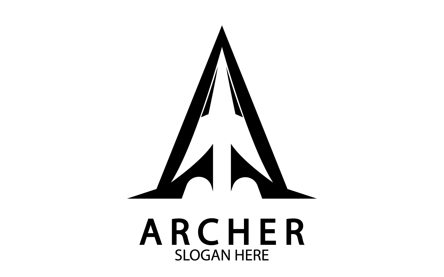 Kit Graphique #355680 Tir-arc Archer Web Design - Logo template Preview