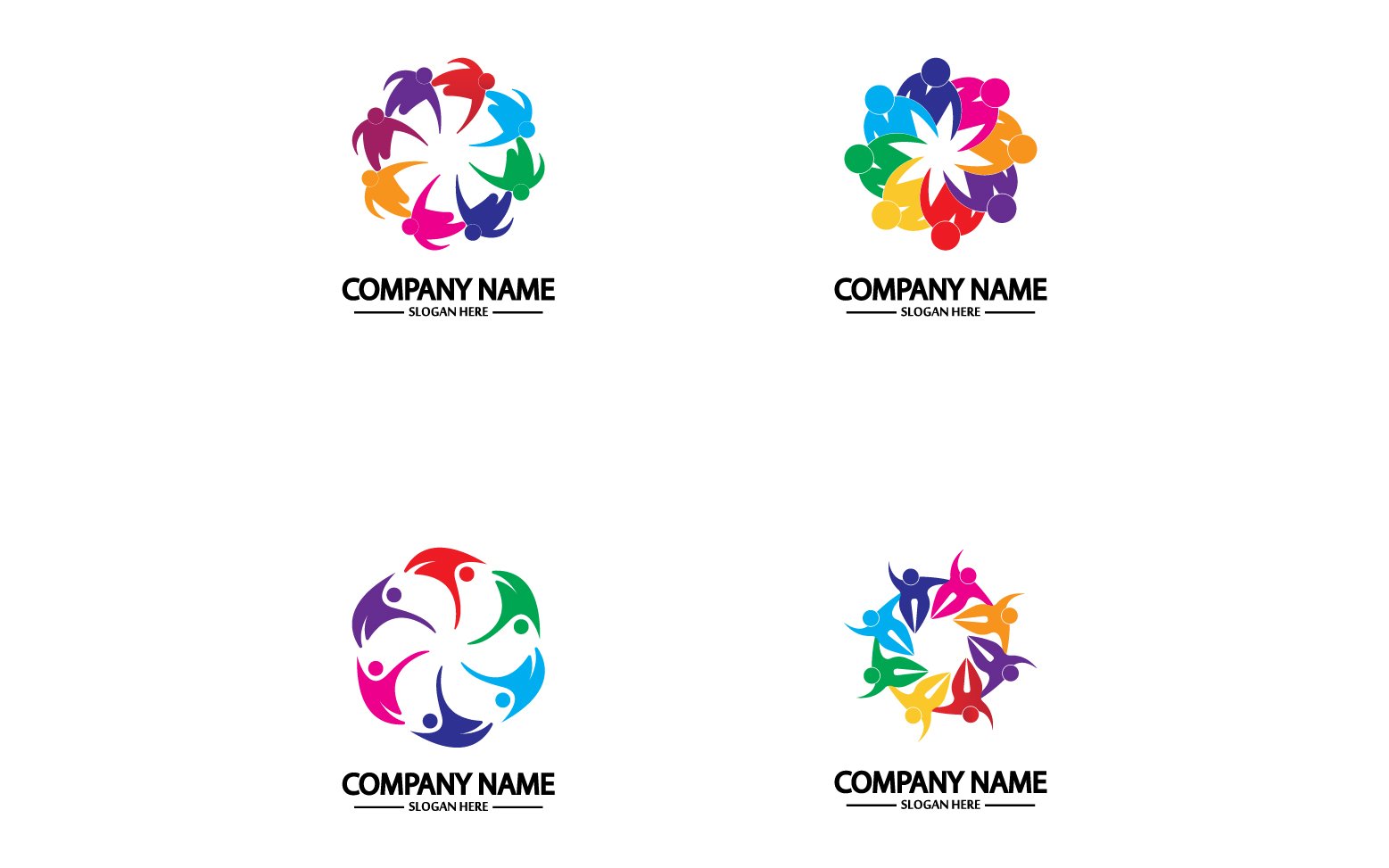 Kit Graphique #355883 Person Communaut Divers Modles Web - Logo template Preview