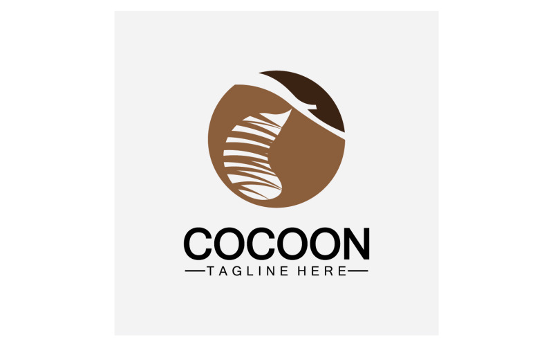 Cocoon butterfly logo icon vector v39 Logo Template