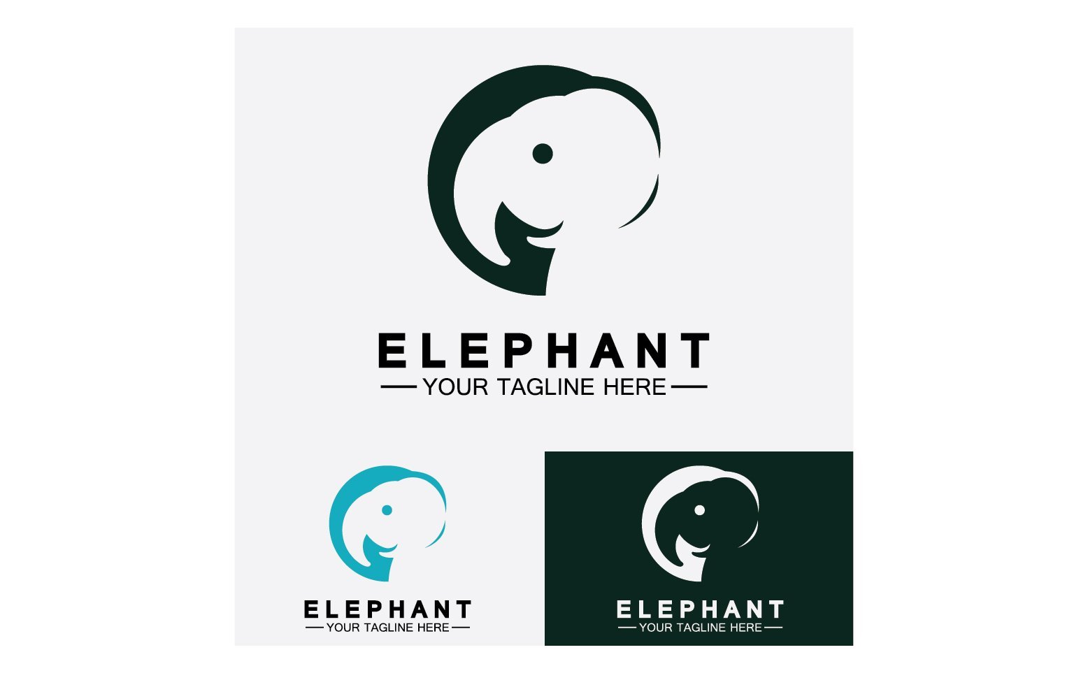 Kit Graphique #355972 Animal lphant Divers Modles Web - Logo template Preview