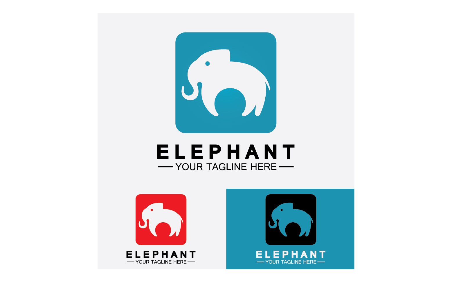 Kit Graphique #355975 Animal lphant Divers Modles Web - Logo template Preview